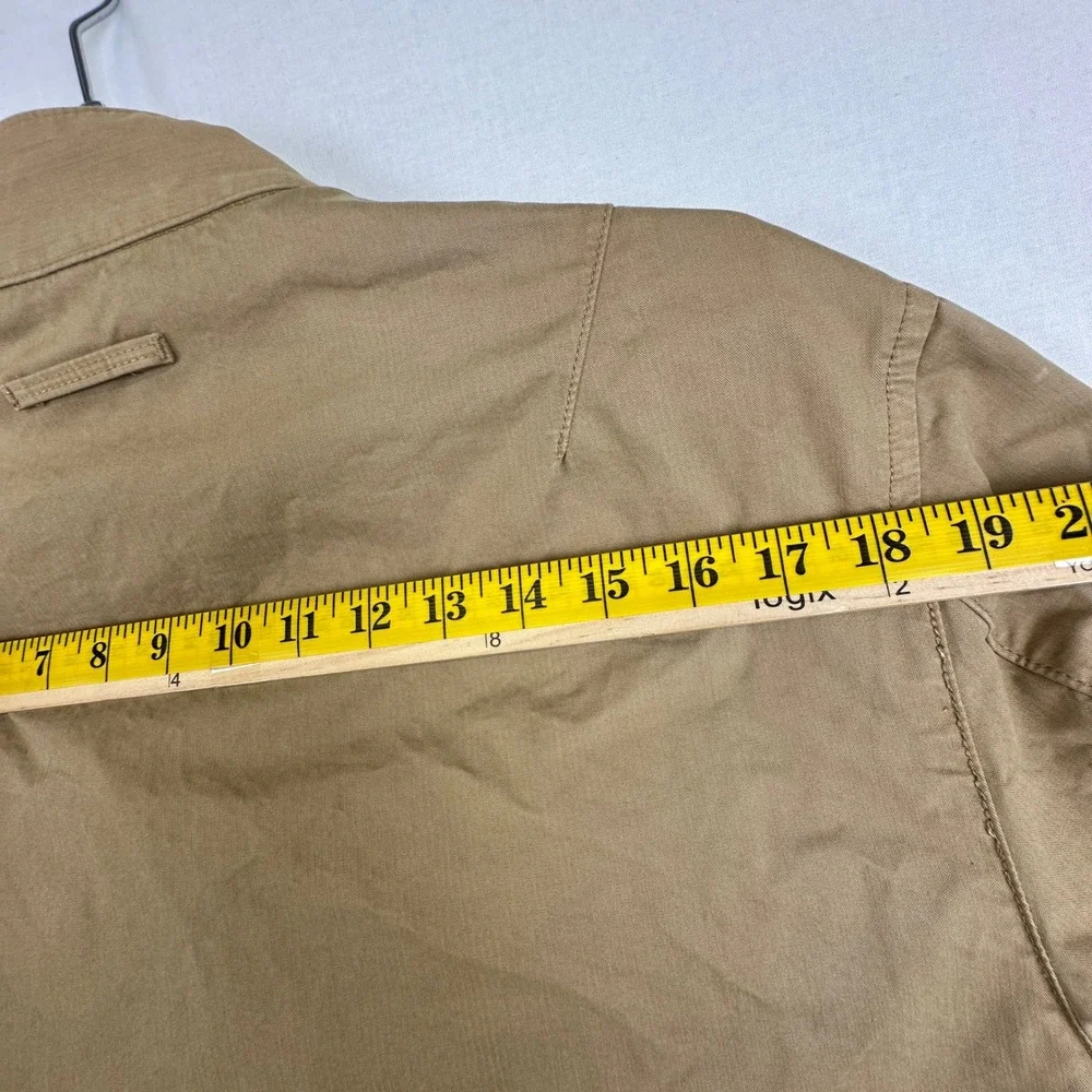 Banana Republic Garment Dye Herringbone Jacket Khaki‎ Men's Large